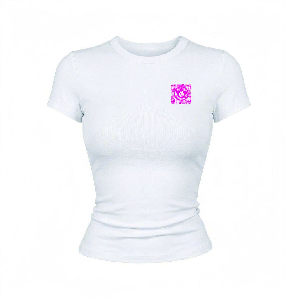 Áo Thun Borip Ngắn Tay Pink Camo BabyTee - OV-TSW005-IN17