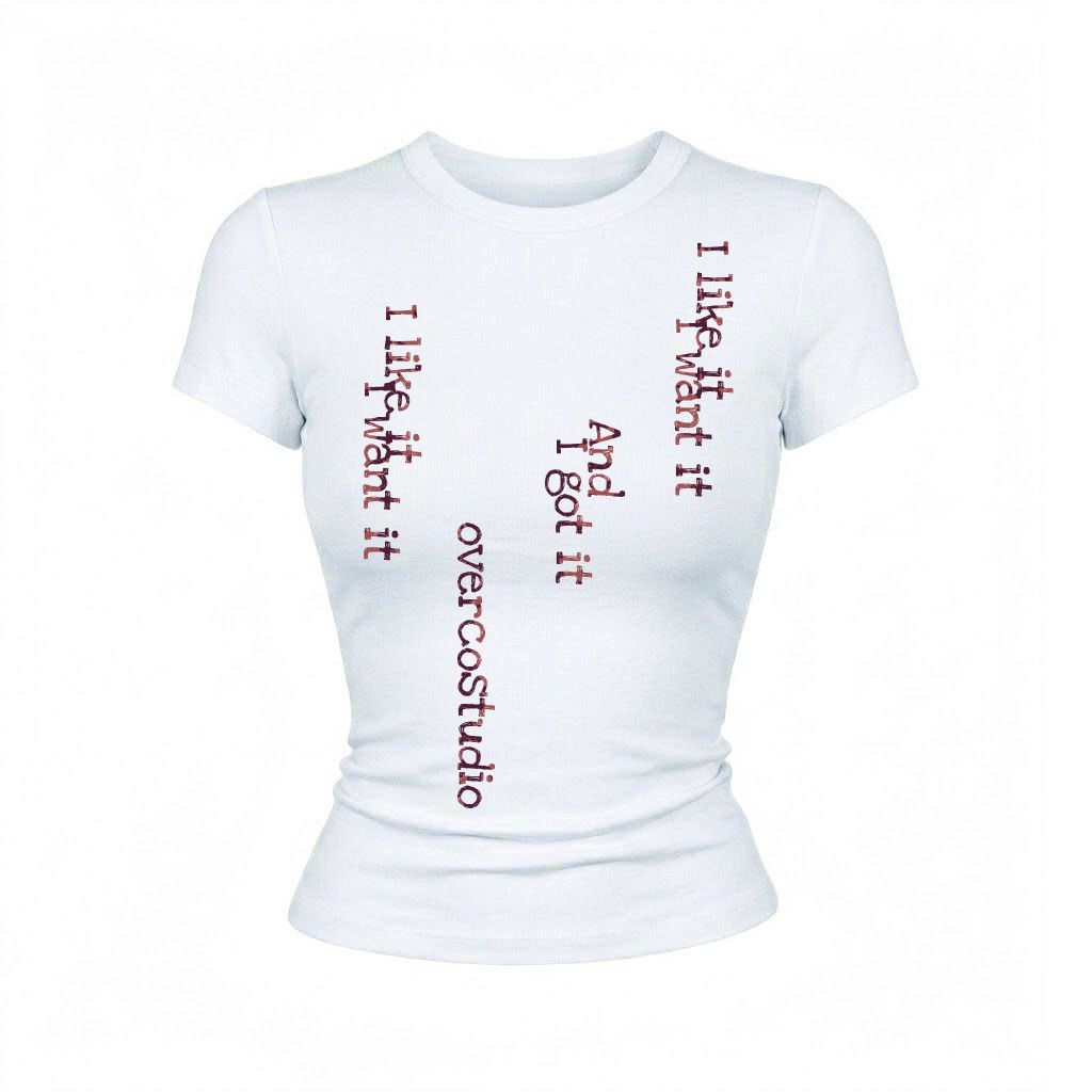 Áo Thun Borip Ngắn Tay Ego Lyric Babytee - OV-TSW005-IN13