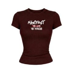 Áo Thun Borip Ngắn Tay Manifest - OV-TSW005-IN21