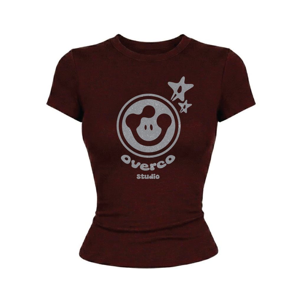 Áo Thun Borip Ngắn Tay Mascot Glitter - OV-TSW005-IN7