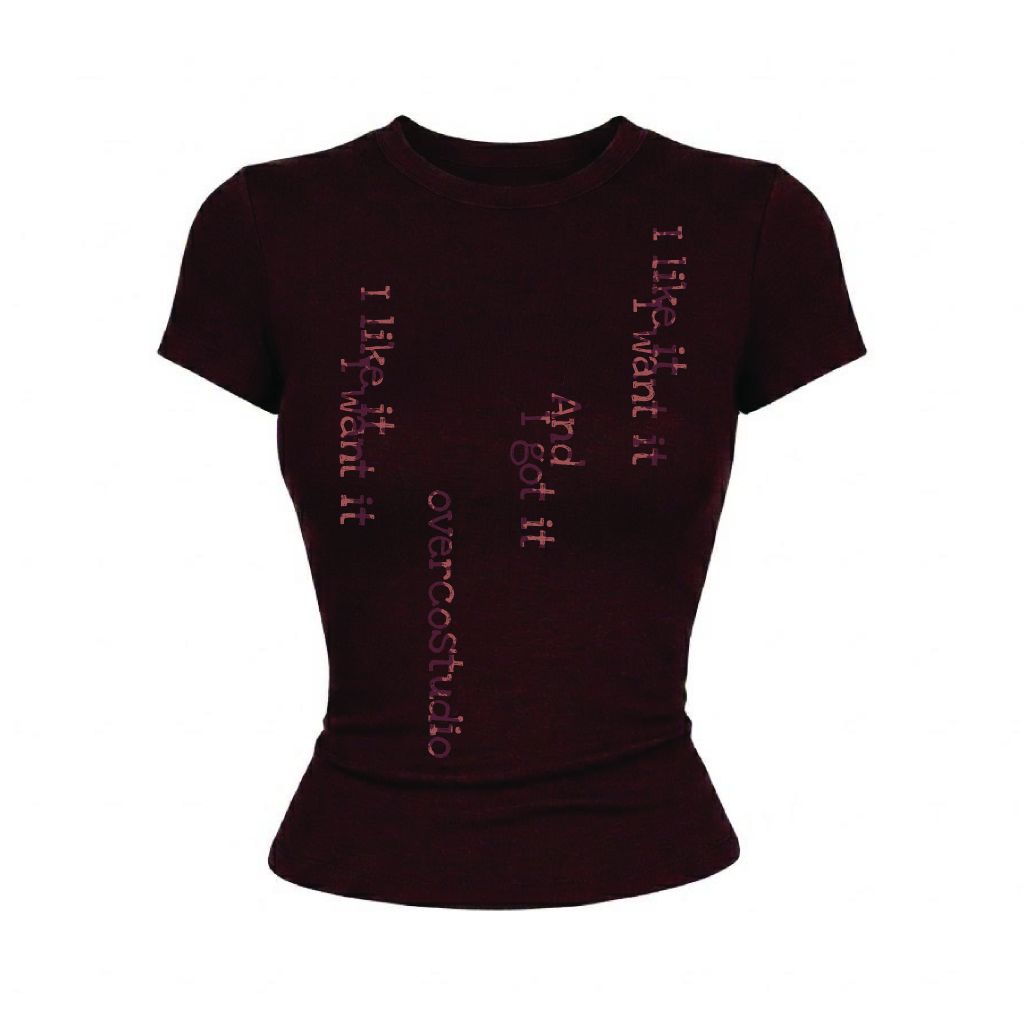 Áo Thun Borip Ngắn Tay Ego Lyric Babytee - OV-TSW005-IN13