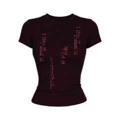 Áo Thun Borip Ngắn Tay Ego Lyric Babytee - OV-TSW005-IN13