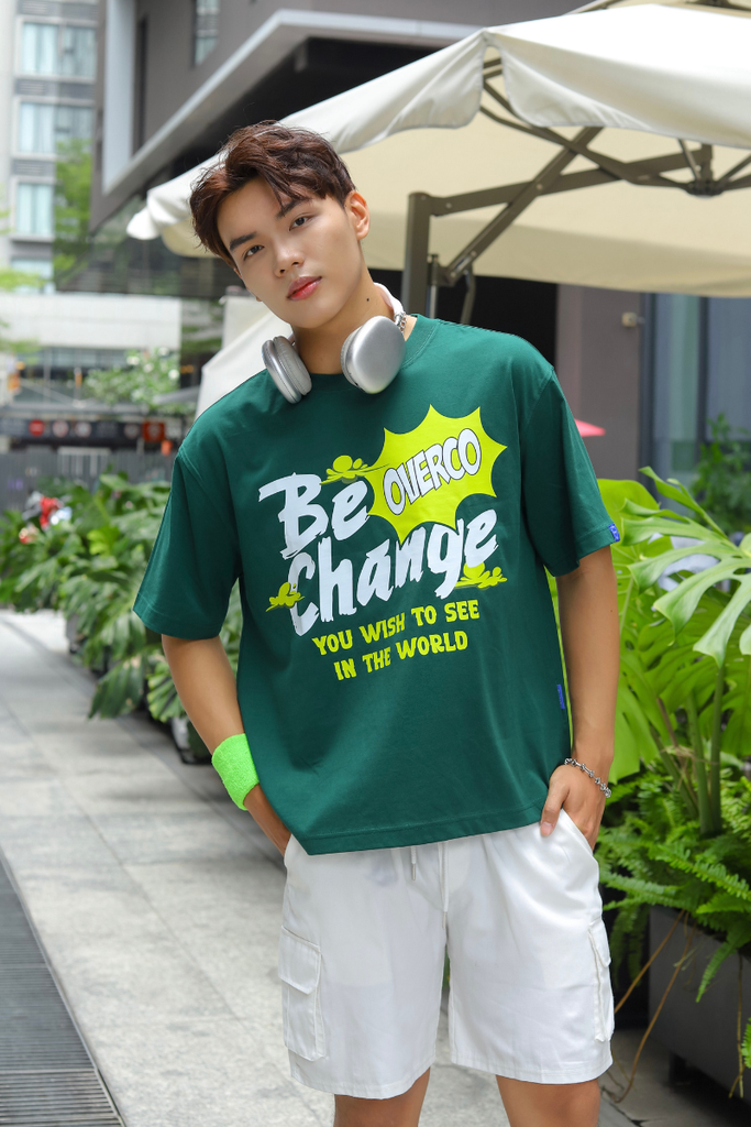 Áo Thun Boxy Unisex Be Change - O6A27