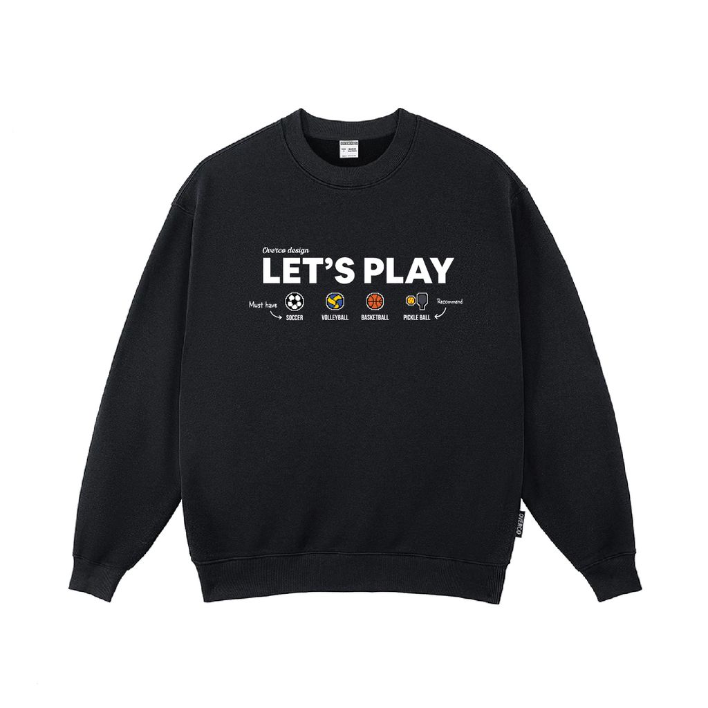 Áo Sweater Let's Play - O4F4