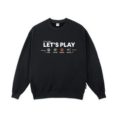 Áo Sweater Let's Play - O4F4