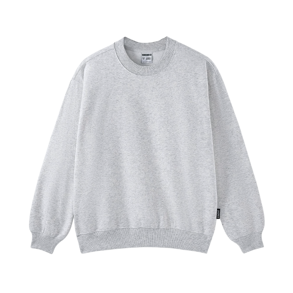 Áo Sweater Vải Nỉ Bông Unisex Basic Overco - O4K1