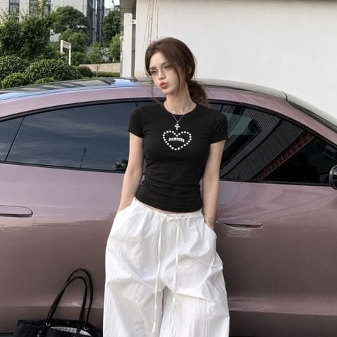 Áo Thun Borip Ngắn Tay Diamonds - OV-TSW005-IN18
