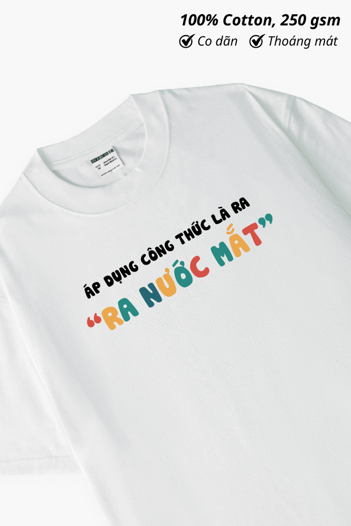 Áo Thun Cotton Unisex Áp Dụng Công Thức Là Ra 