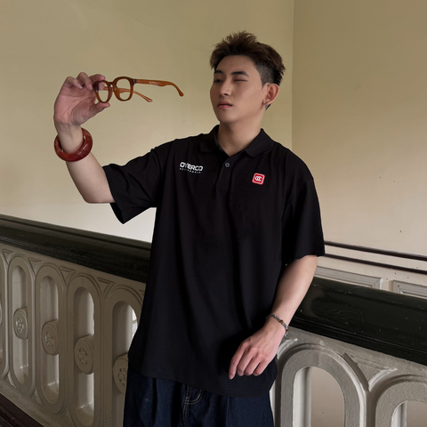 Áo Polo Cotton Unisex Logo OC Overco - O2A13