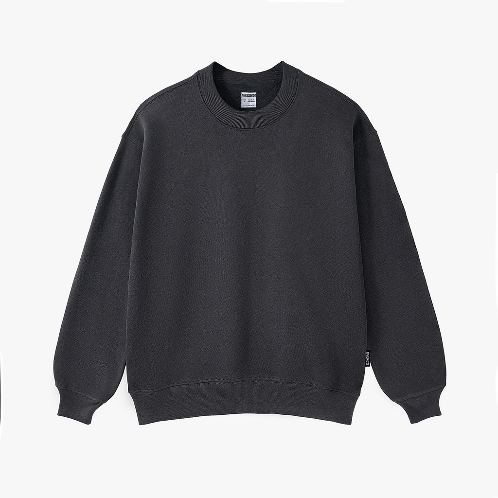 Áo Sweater Vải Nỉ Bông Unisex Basic 4 Màu Overco - O4K1