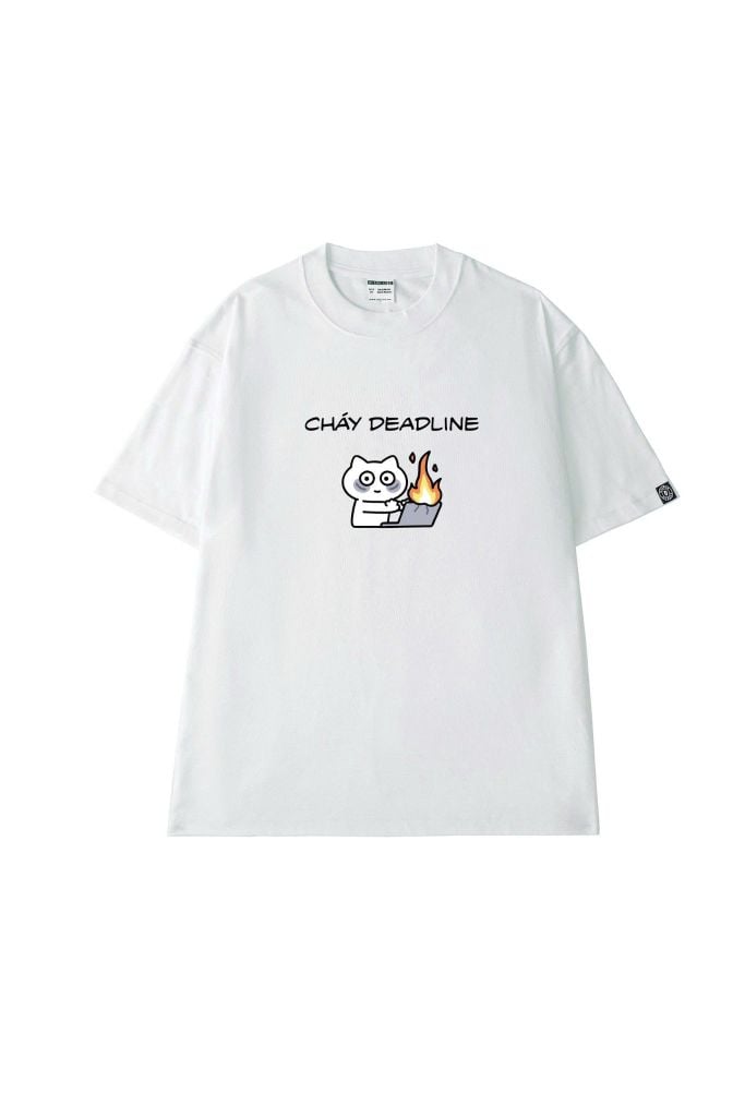 Áo Thun Unisex Mèo Văn Phòng - O1A230