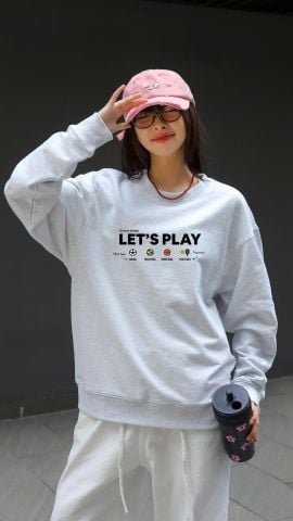 Áo Sweater Let's Play - O4F4