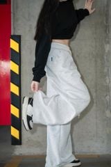 Quần Ống Rộng Chất Nỉ 2 Da Overco - O9J1