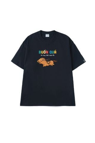 Áo Thun Unisex Mã Tiểu Dã Buồn Quá - O1A249