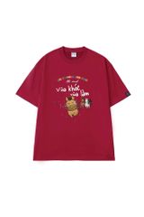 Áo Thun Unisex Dã Tiểu Dã Vừa Khóc Vừa Làm - O1A252