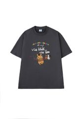 Áo Thun Unisex Dã Tiểu Dã Vừa Khóc Vừa Làm - O1A252