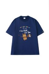 Áo Thun Unisex Dã Tiểu Dã Vừa Khóc Vừa Làm - O1A252