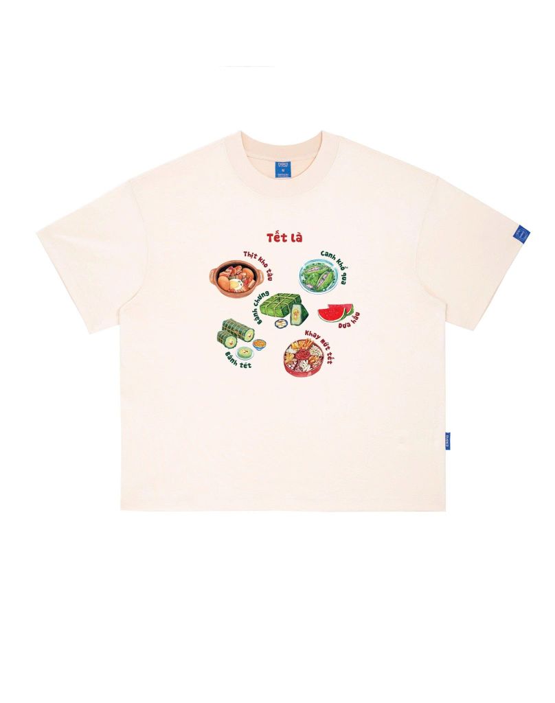 Áo Thun Boxy Tết Là Các Món Ăn - O6A43