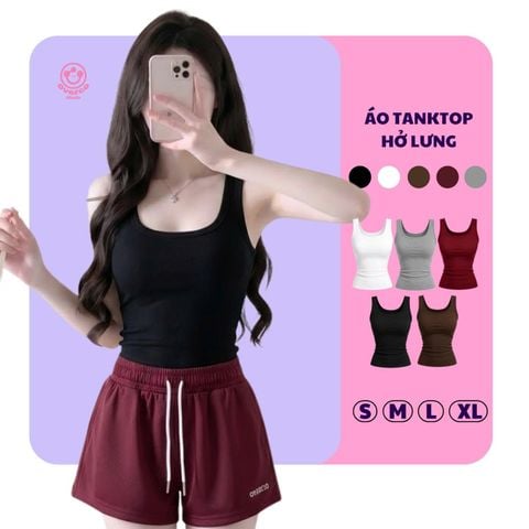 Áo Ba Lỗ Hở Lưng Tanktop - OV-TSW001
