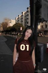 Áo Thun Borip Ngắn Tay Barbie Girl - OV-TSW005-IN5