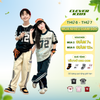 Áo thun Jersey Bé Trai/Bé Gái 6–12 tuổi -  Form năng động, chất cotton thoáng mát I Số 72 Clever Kids