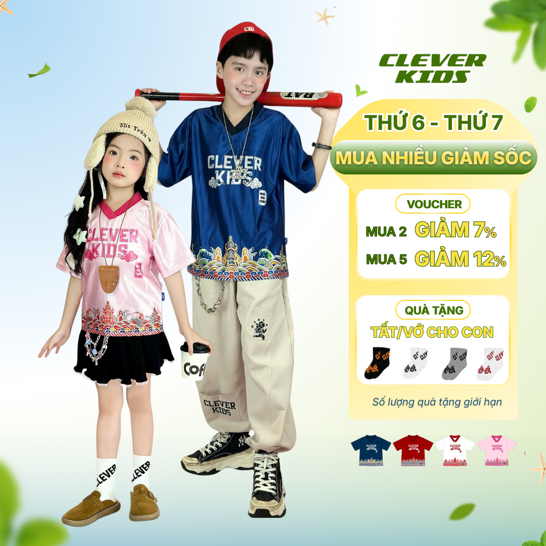 [Áo Thun Cho Bé Trai/ Bé Gái 15kg-60kg] Áo Gia Đình Tết 26, Chất Vải Cotton Bóng Mỹ Thoáng Mát