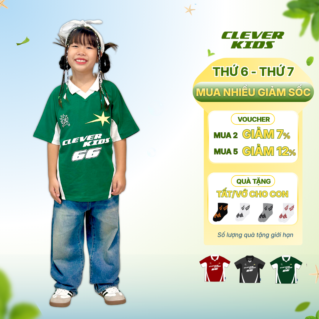 ÁO POLO CỔ V JERSEY SỐ 66