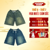 QUẦN JEANS PAINT LỬNG ĐẮP TÚI
