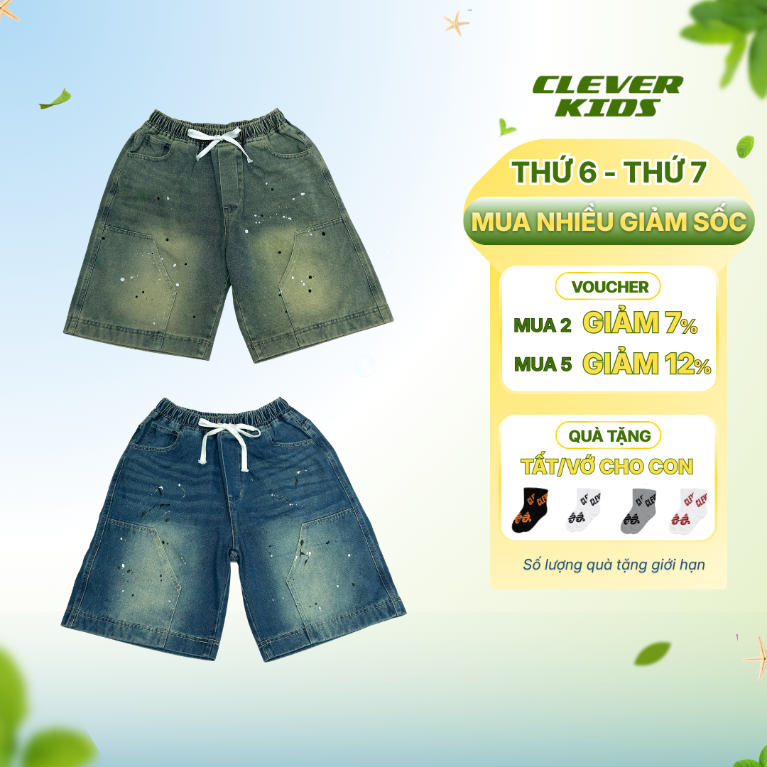 QUẦN JEANS PAINT LỬNG ĐẮP TÚI