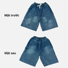 [Quần Short Cho Bé 20kg-60kg] Quần Jeans Tab Clever Kids Trendy Cá Tính Chất Jean Cao Cấp