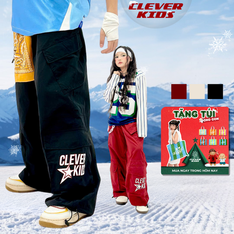  QUẦN DÙ 6 TÚI STAR CLEVER KIDS 