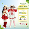[Set Bộ Áo Váy Cho Bé 15kg-60kg] Bộ Áo Váy Sweet Heart Clever Kids Cho Bé Gái, Chất Cotton Bóng Mỹ In Lụa