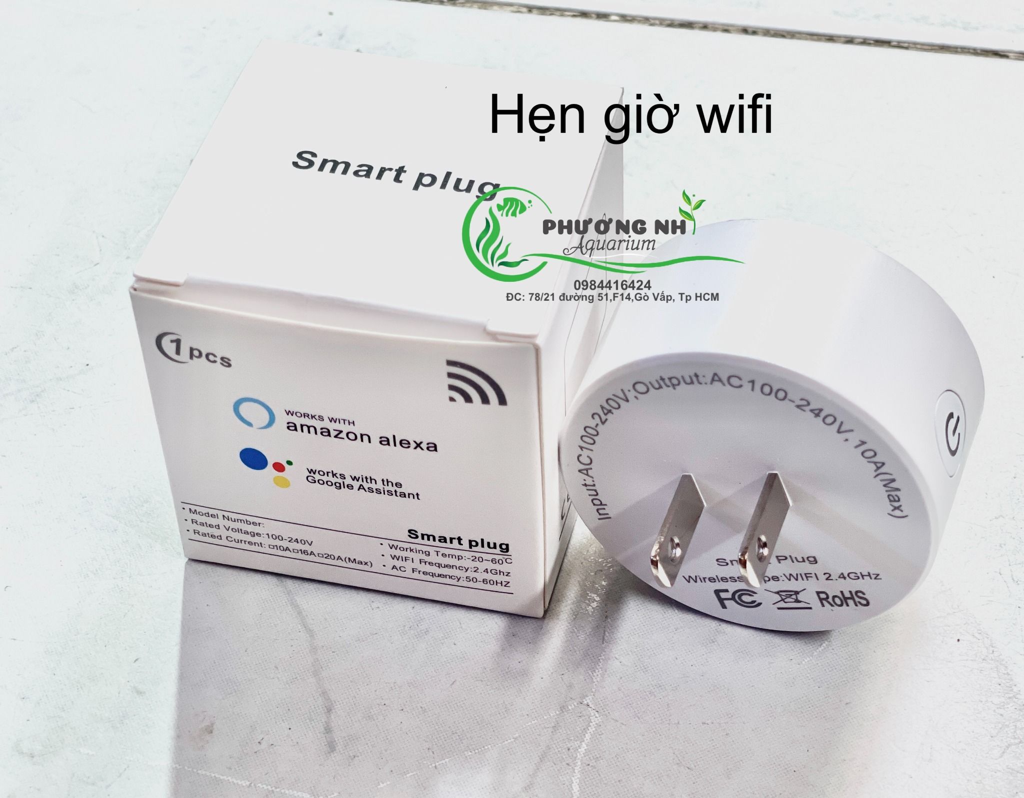 Hẹn giờ cho hồ thuỷ sinh