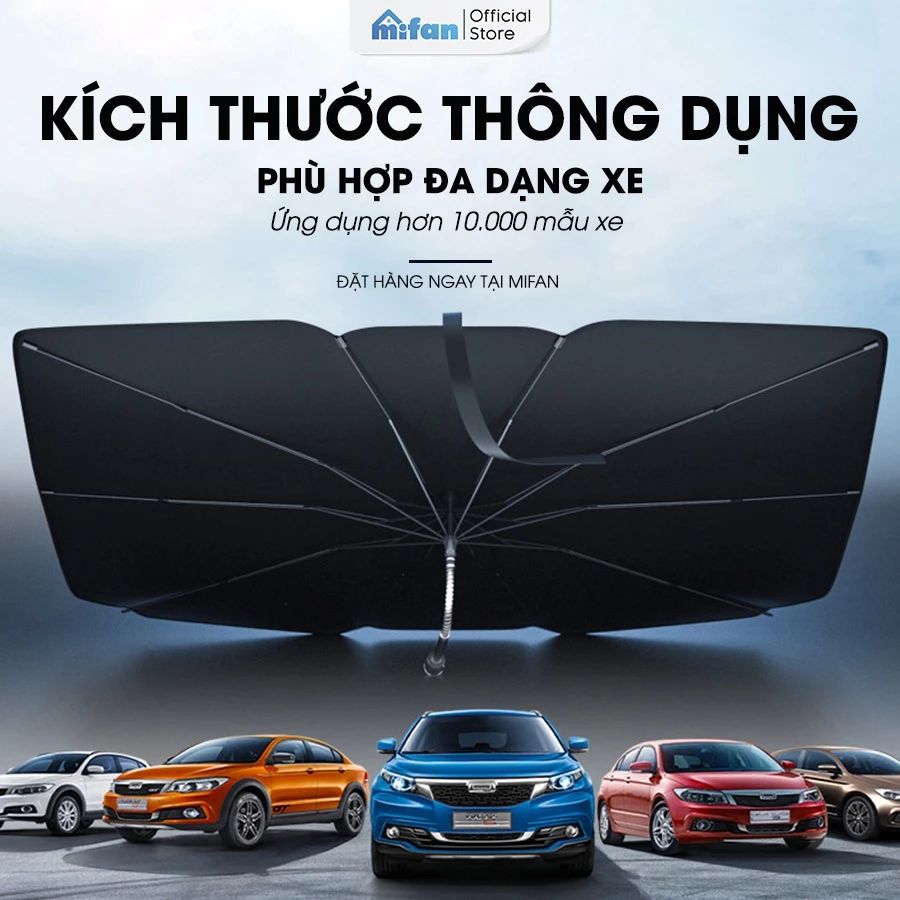 Ô Che Nắng Kính Lái Xe Hơi Ô Tô Cao Cấp MIFAN