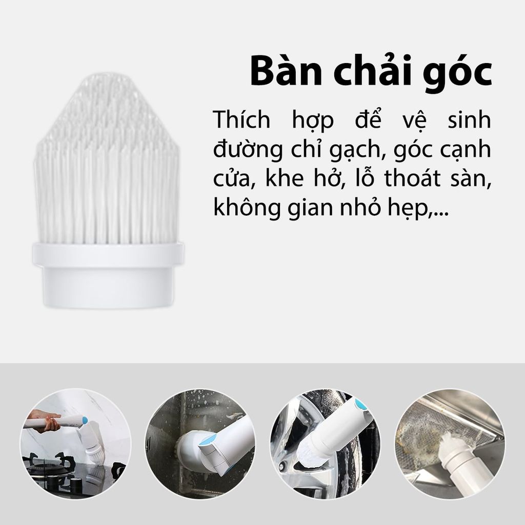Phụ Kiện Thay Thế Máy Cọ Rửa Điện Cầm Tay Đa Năng Mifan K3 C3