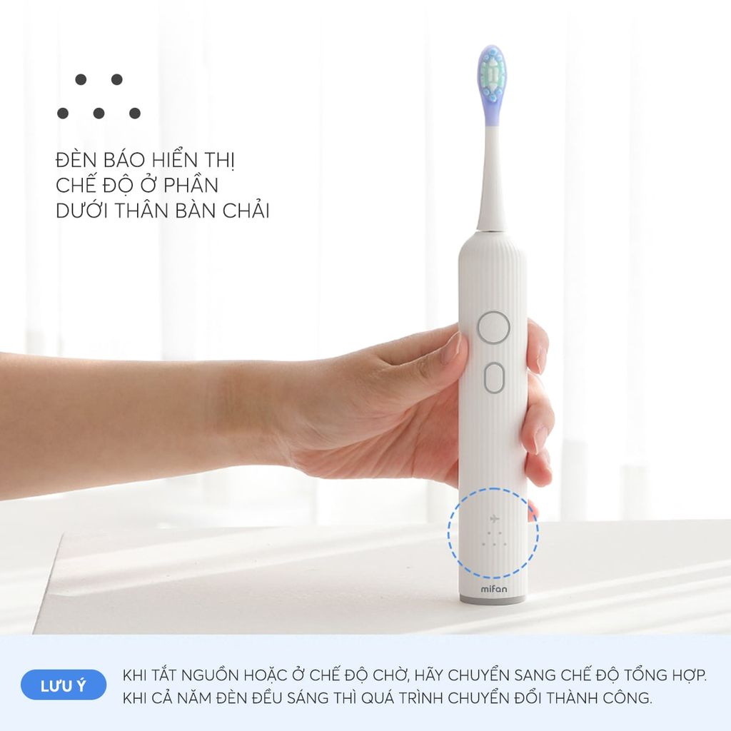 Bàn Chải Điện Cao Cấp Mifan Vibrosonic X9
