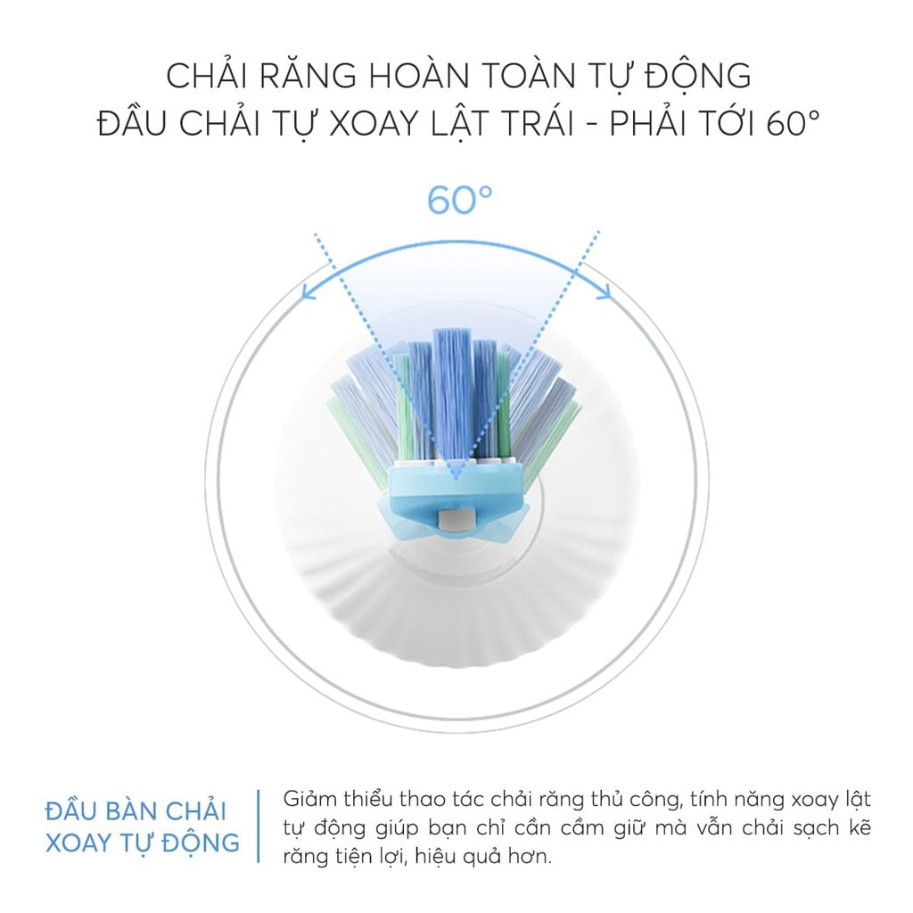Bàn Chải Điện Cao Cấp Mifan Vibrosonic X9