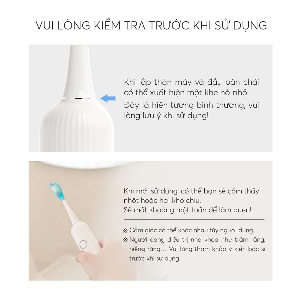 Bàn Chải Điện Cao Cấp Mifan Vibrosonic X9