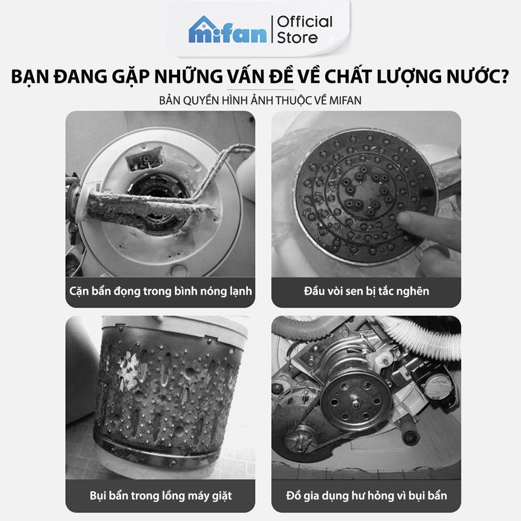 Bộ Lọc Nước Đầu Nguồn Cao Cấp Mifan