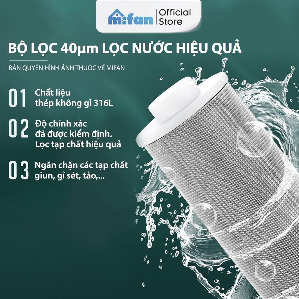 Bộ Lọc Nước Đầu Nguồn Cao Cấp Mifan