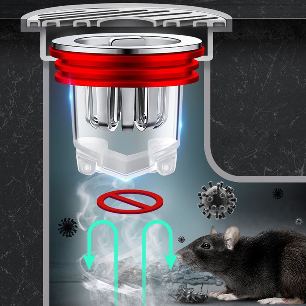 Bộ Nắp Ga Thoát Sàn Ngăn Mùi Hôi Cống Cao Cấp MIFAN