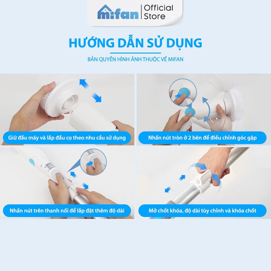 Chổi Cọ Điện Đa Năng Mifan C3