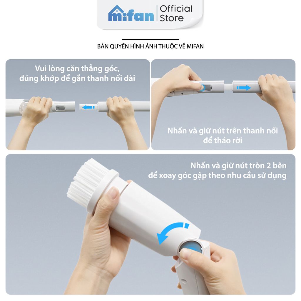Chổi Cọ Điện Đa Năng Mifan C3