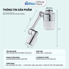 Đầu Lọc Nước Tại Vòi Bồn Rửa Mặt MIFAN