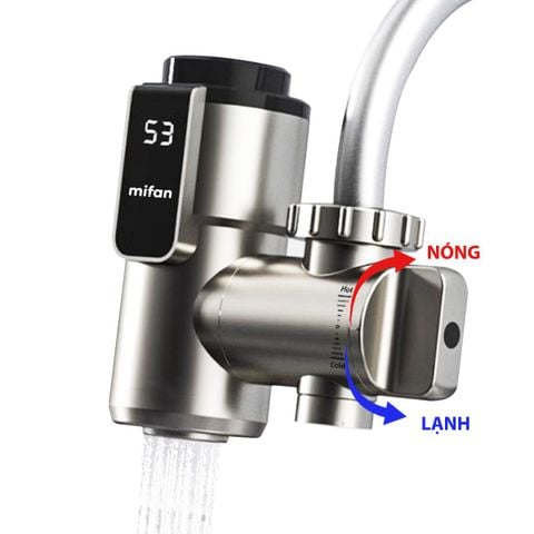 Máy Nước Nóng Trực Tiếp Gắn Đầu Vòi MIFAN 3300W