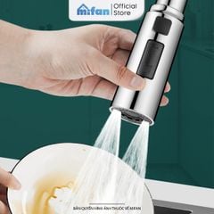 Đầu Vòi Rửa Bát Tăng Áp 3 Chế Độ Phun Mifan
