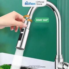 Đầu Vòi Rửa Bát Tăng Áp 3 Chế Độ Phun Mifan