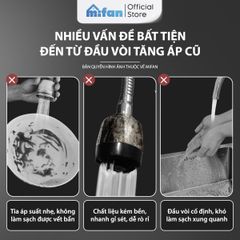 Đầu Vòi Rửa Bát Tăng Áp 3 Chế Độ Phun Mifan