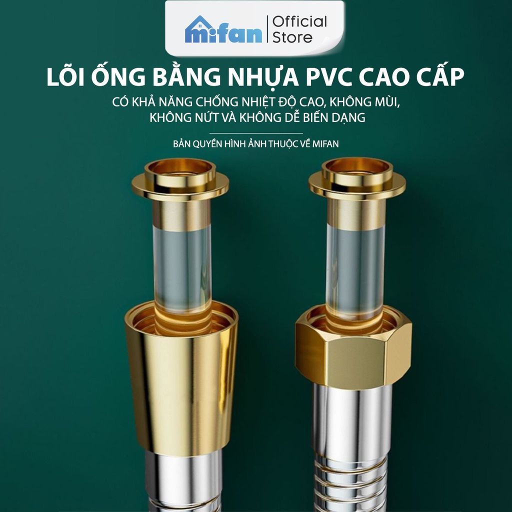 Dây Vòi Tăng Áp Inox 304 Cao Cấp Mifan