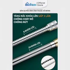 Dây Vòi Tăng Áp Inox 304 Cao Cấp Mifan